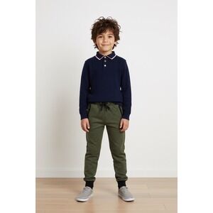 Ring of Fire Boys Olive Green Heathered Jogger Pants Zip‎ Pockets, Size XL, NWT